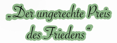 AllianzMusikGottesdienst 10.11.2024: "Der ungerechte Preis des Friedens"